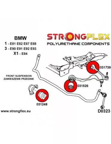  Silent block Polyuréthane Triangle de Suspension  BMW 3 E92 05-
