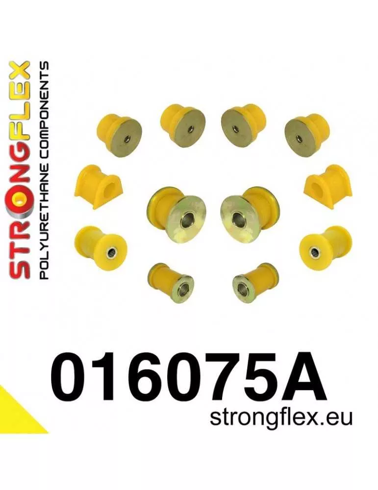  Kit SPORT Silent block Polyuréthane Train Avant Alfa Romeo 147 00-09
