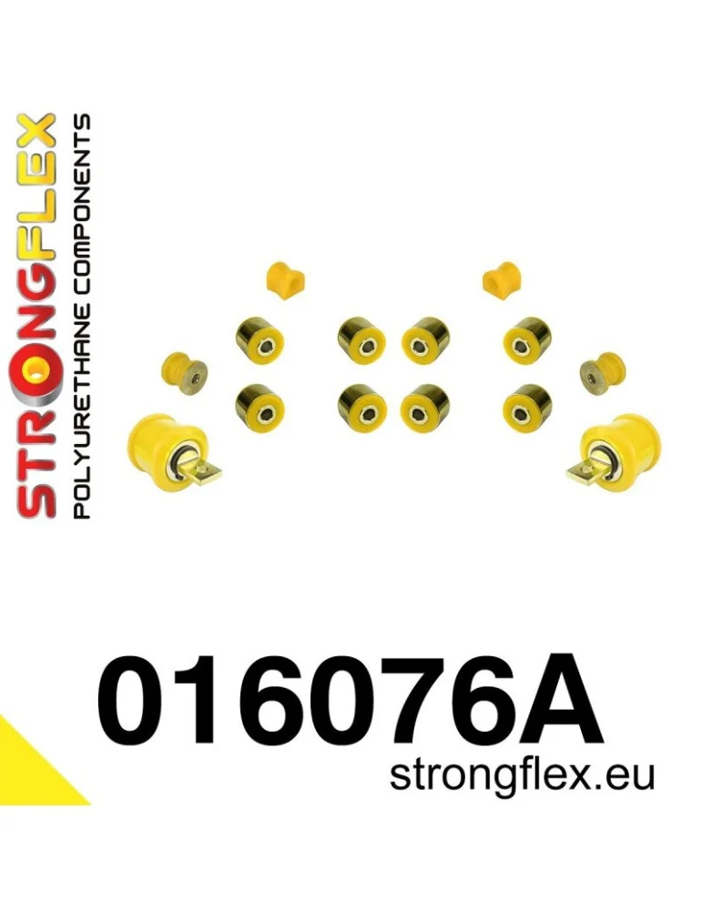  Kit SPORT Silent block Polyuréthane Train Avant et Arrière Alfa Romeo 156 97-06
