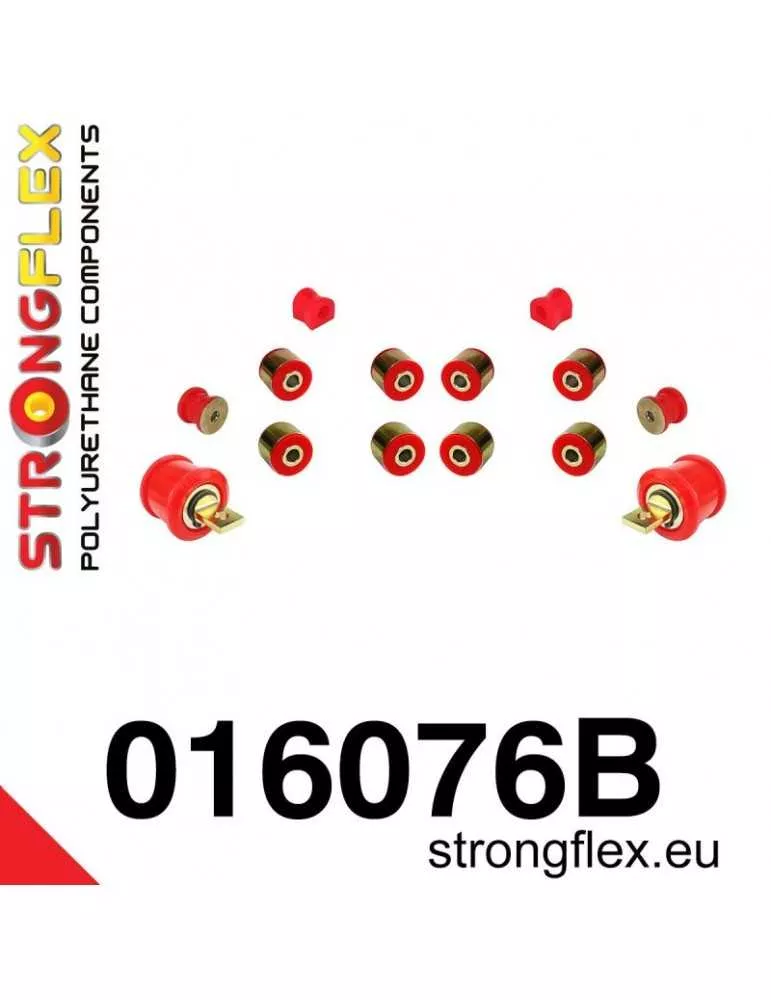  Kit Silent block Polyuréthane Train Avant et Arrière Alfa Romeo GT 03-10
