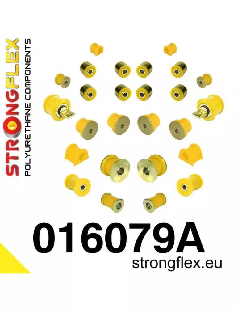  Silent block Polyuréthane kit SPORT Train de Suspension Alfa Romeo 147 00-09
