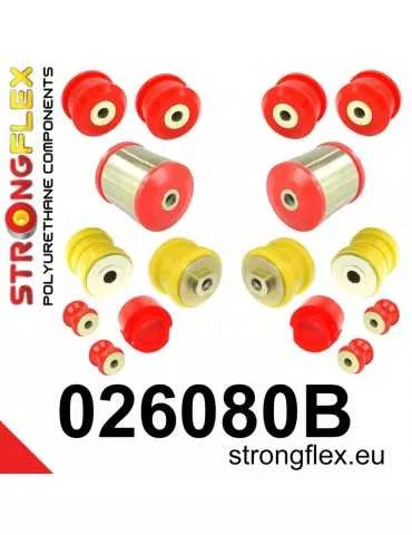  Kit Silent block Polyuréthane Train Avant Audi A4 B6 01-05
