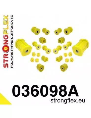  Silent block Polyuréthane kit SPORT Train de Suspension  BMW E21 75-82
