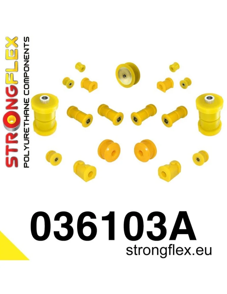  Silent block Polyuréthane kit SPORT Train de Suspension  BMW E30 82-91