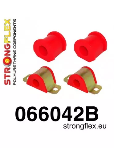  Silent block Polyuréthane Barre stabilisatrice Avant kit polyurethane Fiat Seicento 98-08
