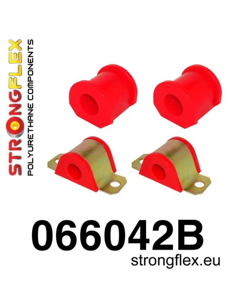  Silent block Polyuréthane Barre stabilisatrice Avant kit polyurethane Fiat Seicento 98-08
