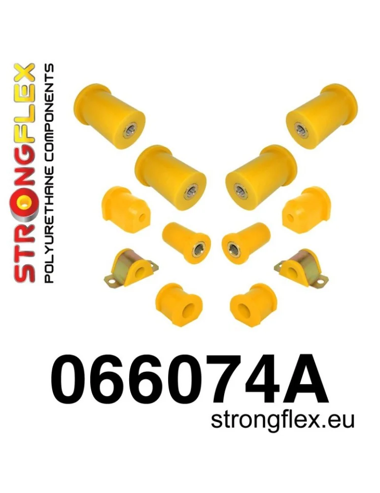  Silent block Polyuréthane kit SPORT Train de Suspension  Fiat Seicento 98-08
