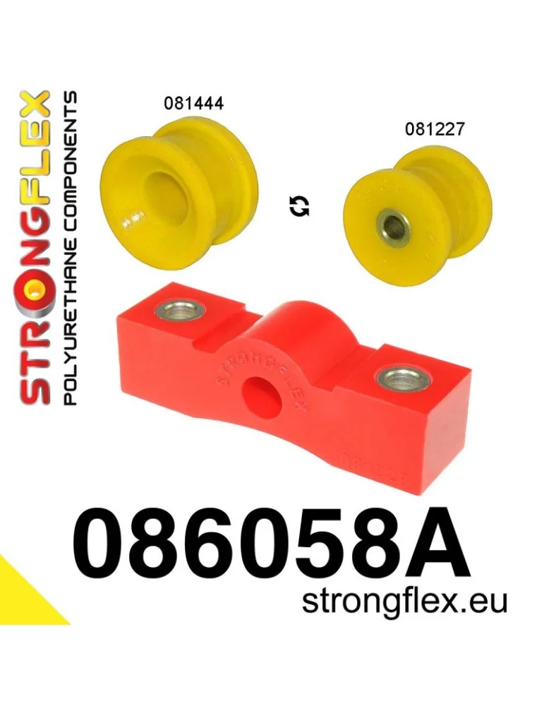  Silent block Polyuréthane kit SPORT Stabilestateur de Levier de Vitesse et Extension Support MG ZS 01-05
