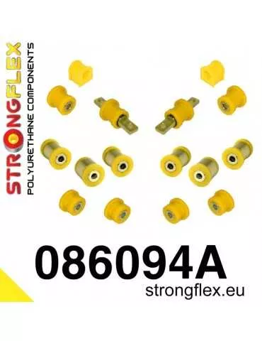  Kit Silent block Polyuréthane Train Avant et Arrière no Silent block Polyuréthane SPORT Triangle BraSilent block Poly