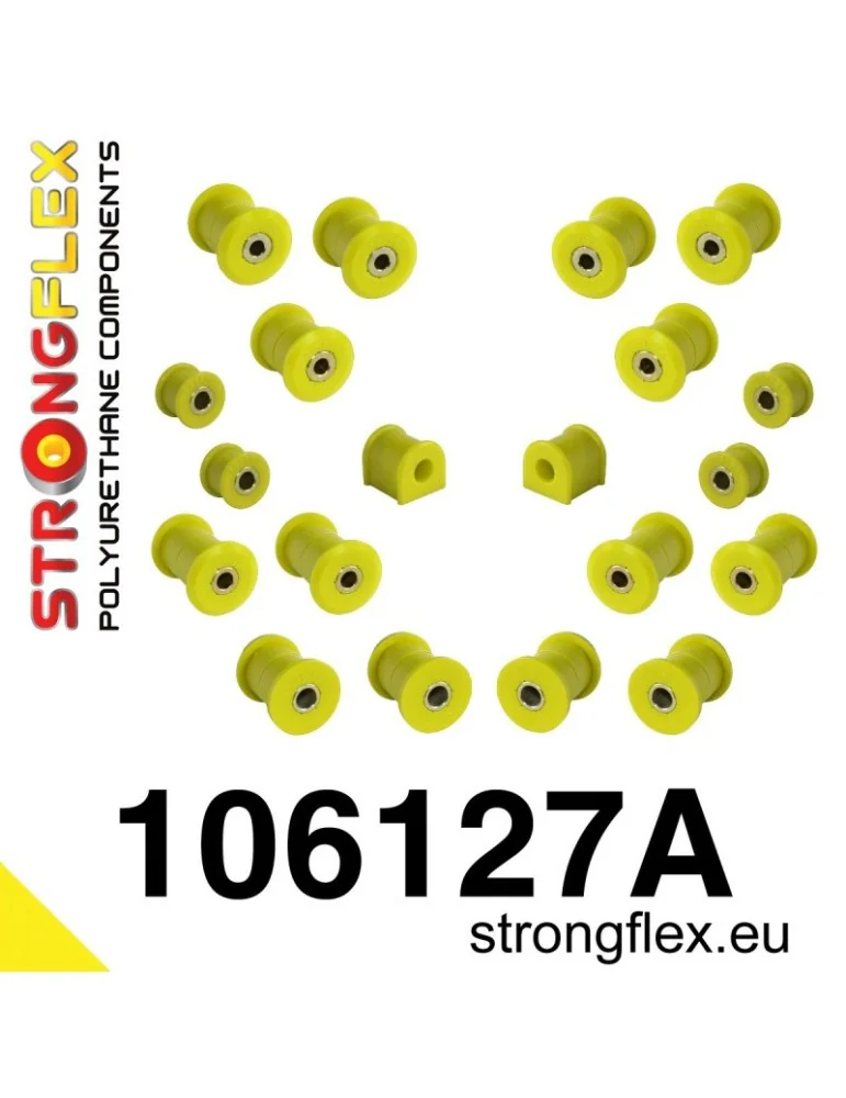  Kit SPORT Silent block Polyuréthane Train Avant Mazda NA 89-98
