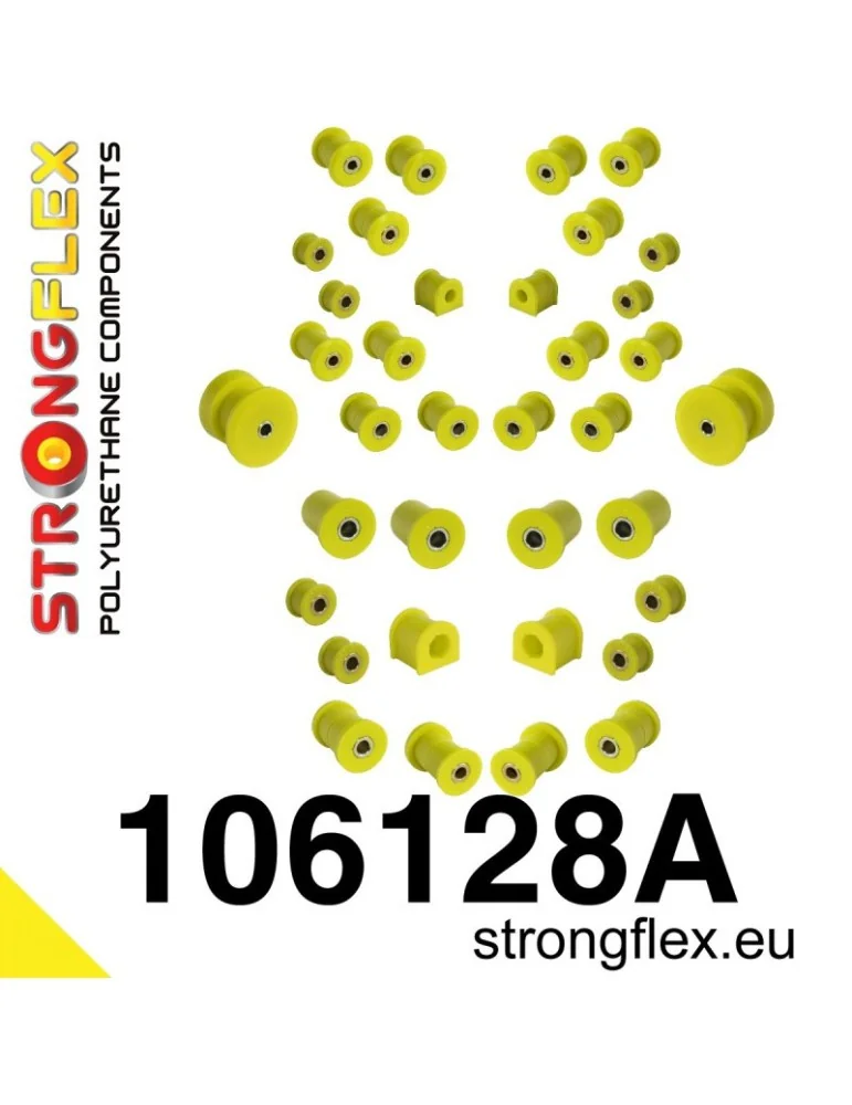  Silent block Polyuréthane kit SPORT Suspension Complète polyurethane Mazda NA 89-98
