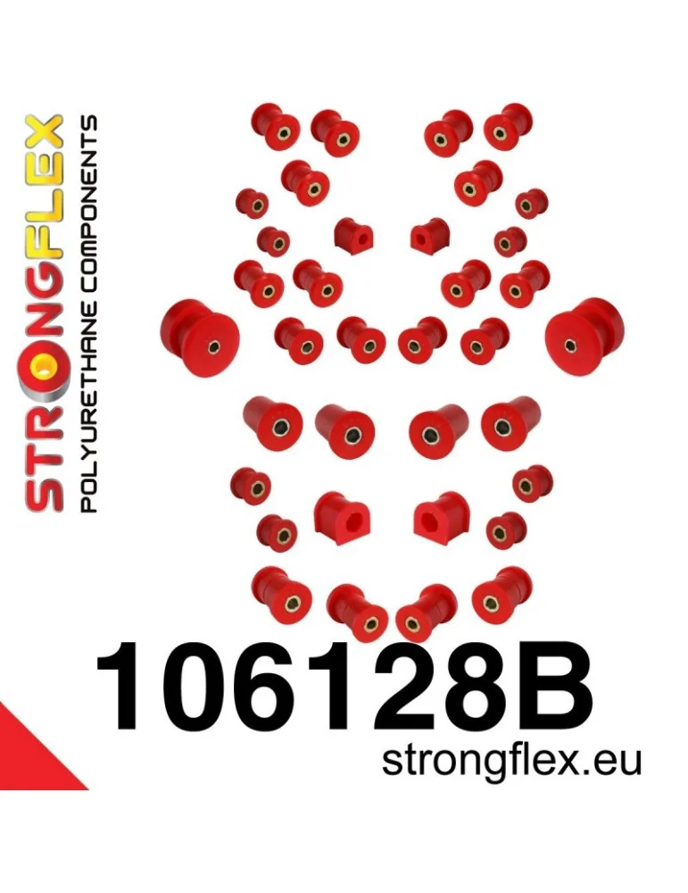  Silent block Polyuréthane kit Suspension Complète polyurethane Mazda NA 89-98
