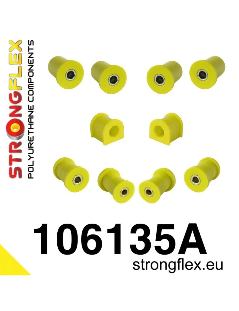  Kit SPORT Silent block Polyuréthane Train Avant Mazda MX-5
