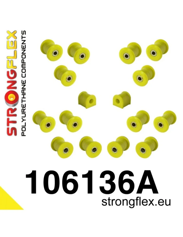  Kit SPORT Silent block Polyuréthane Train Avant Mazda NB 99-05
