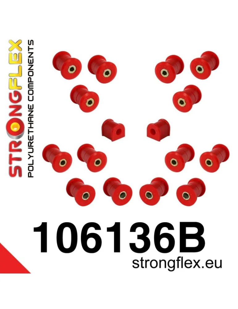  Kit Silent block Polyuréthane Train Avant Mazda NB 99-05
