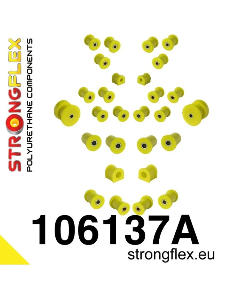  Silent block Polyuréthane kit SPORT Suspension Complète polyurethane Mazda MX-5
