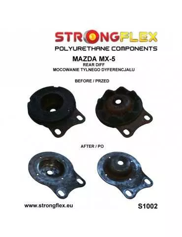  Silent block Polyuréthane kit Suspension Complète polyurethane Mazda MX-5

