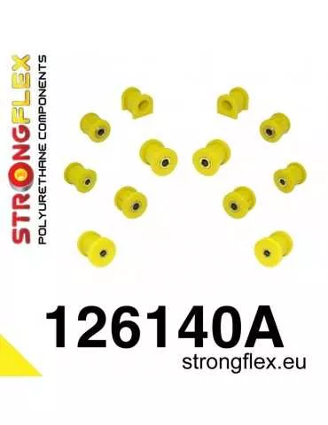  Kit SPORT Silent block Polyuréthane Train Avant et Arrière Mitsubishi Lancer Evolution IV - V - VI
