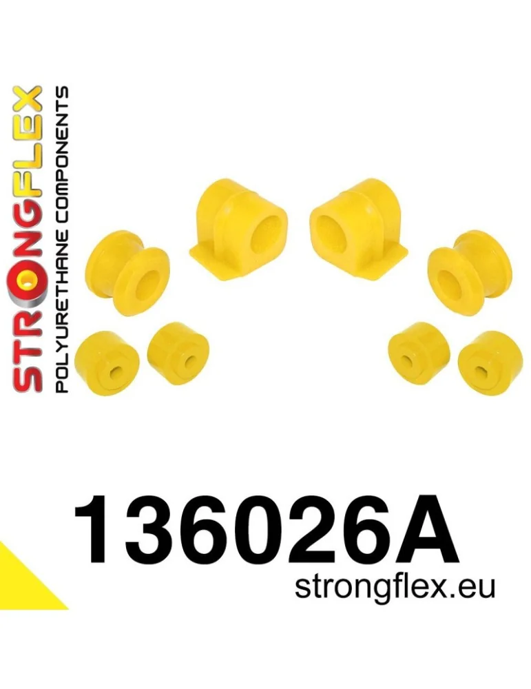  Silent block Polyuréthane Barre stabilisatrice Avant kit SPORT Opel / Vauxhall Vectra Cavalier A mk3 (88-95) 2 Roues mo