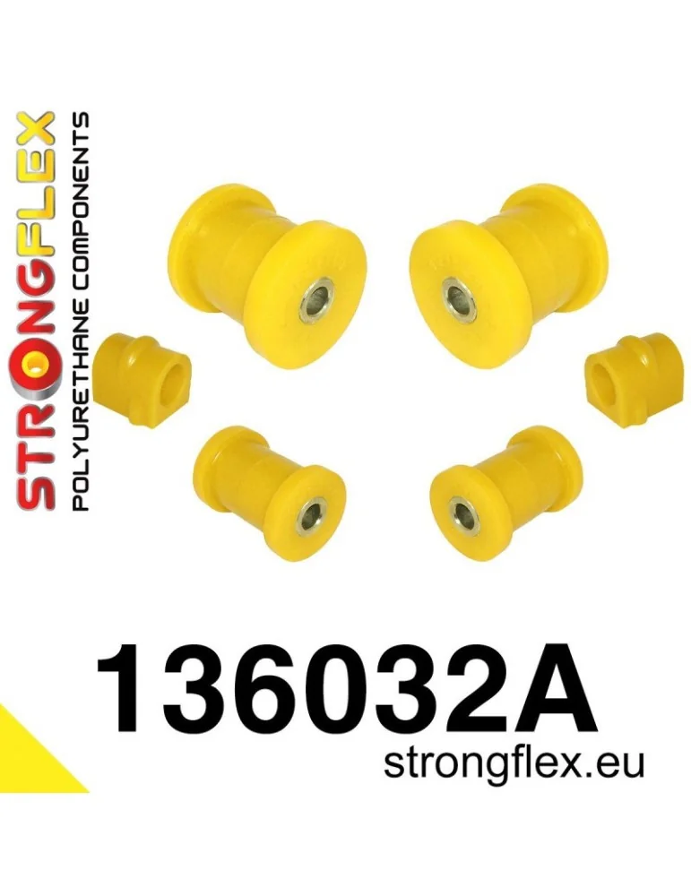  Kit SPORT Silent block Polyuréthane Train Avant Opel Astra G 98-04

