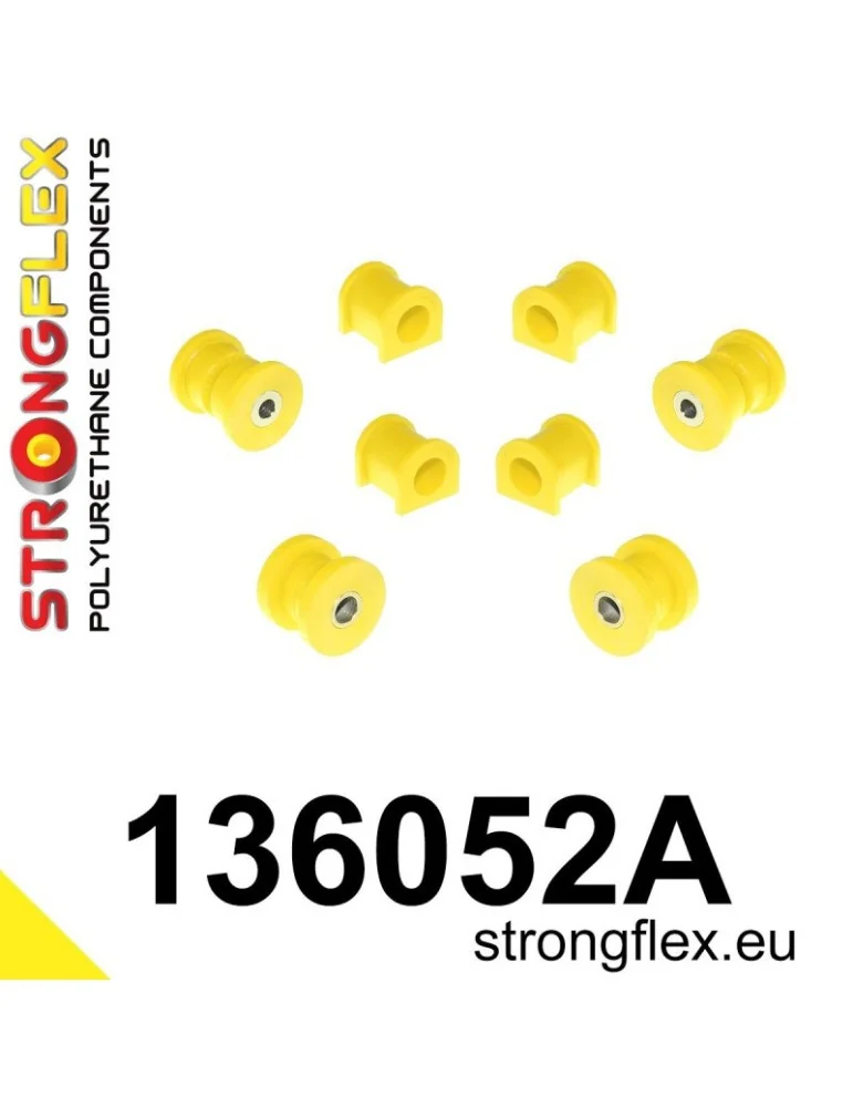  Kit SPORT Silent block Polyuréthane Train Avant Opel / Vauxhall Tigra A (94-01)
