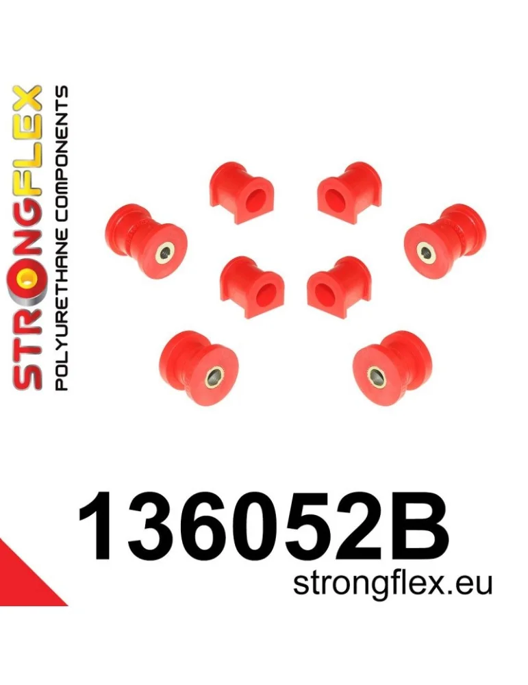  Kit Silent block Polyuréthane Train Avant Opel / Vauxhall Tigra A (94-01)
