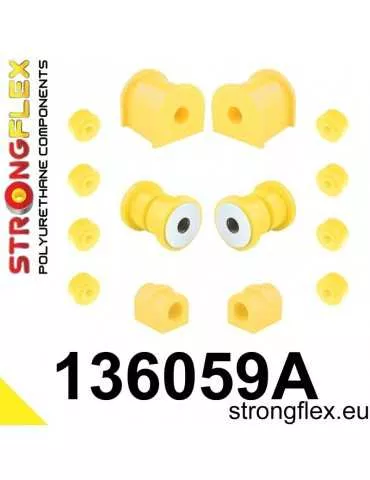  Kit SPORT Silent block Polyuréthane Train Avant Opel Kadett E
