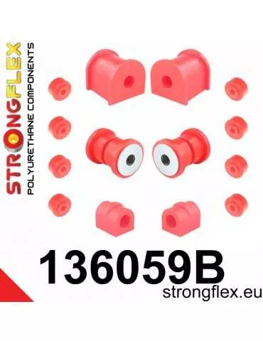  Kit Silent block Polyuréthane Train Avant Opel Kadett E
