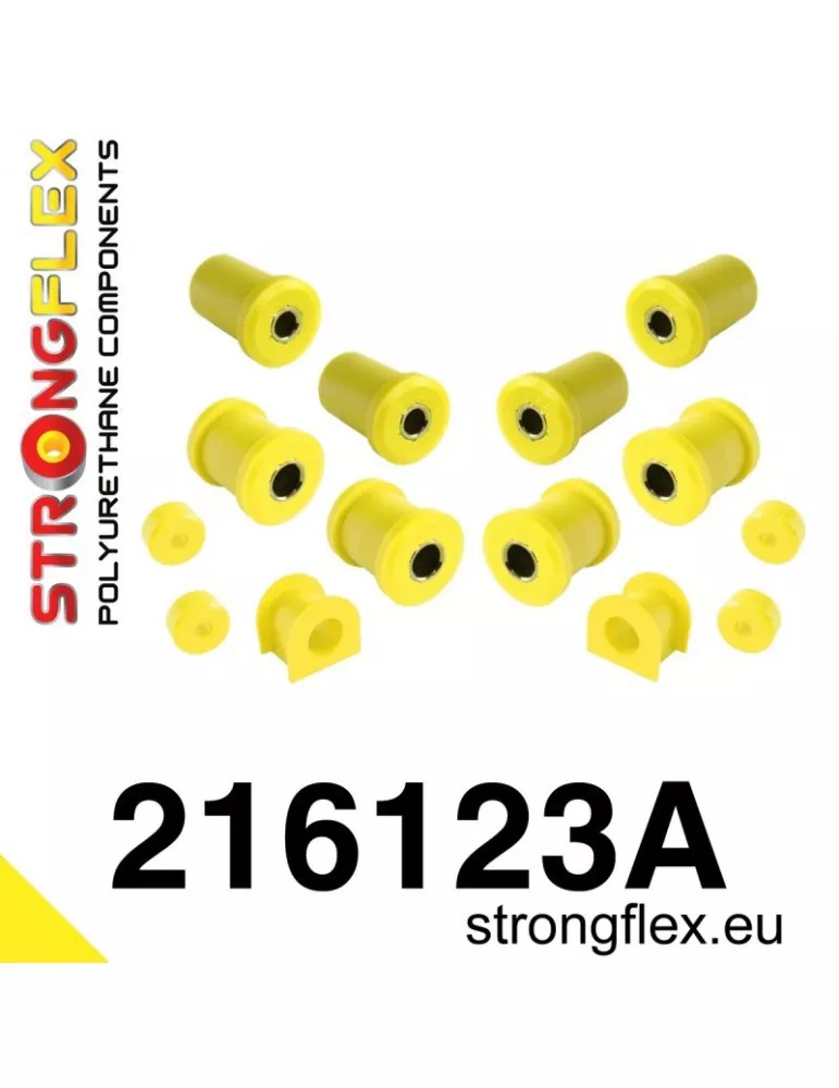  Kit SPORT Silent block Polyuréthane Train Avant Toyota LEt Cruester Prado II (96-02) J90
