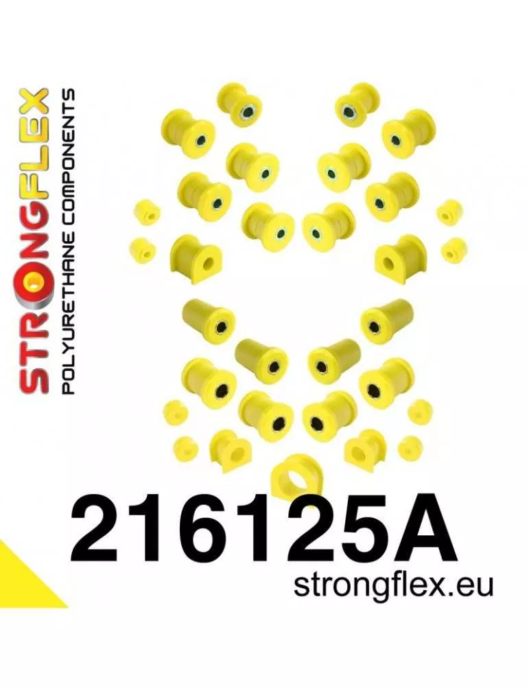  Silent block Polyuréthane kit SPORT Train de Suspension  Toyota LEt Cruester Prado II (96-02) J90
