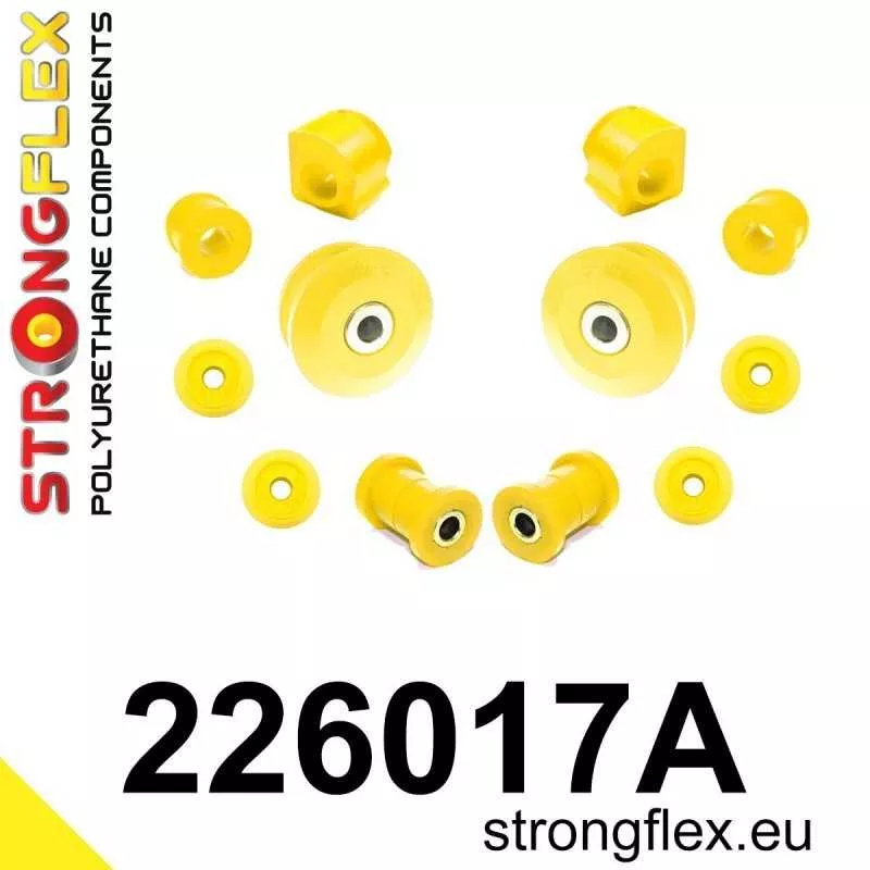  Kit SPORT Silent block Polyuréthane Train Avant Volkswagen Golf III
