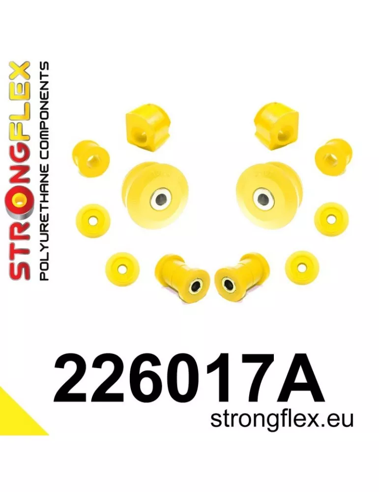  Kit SPORT Silent block Polyuréthane Train Avant Volkswagen Golf III 4x4
