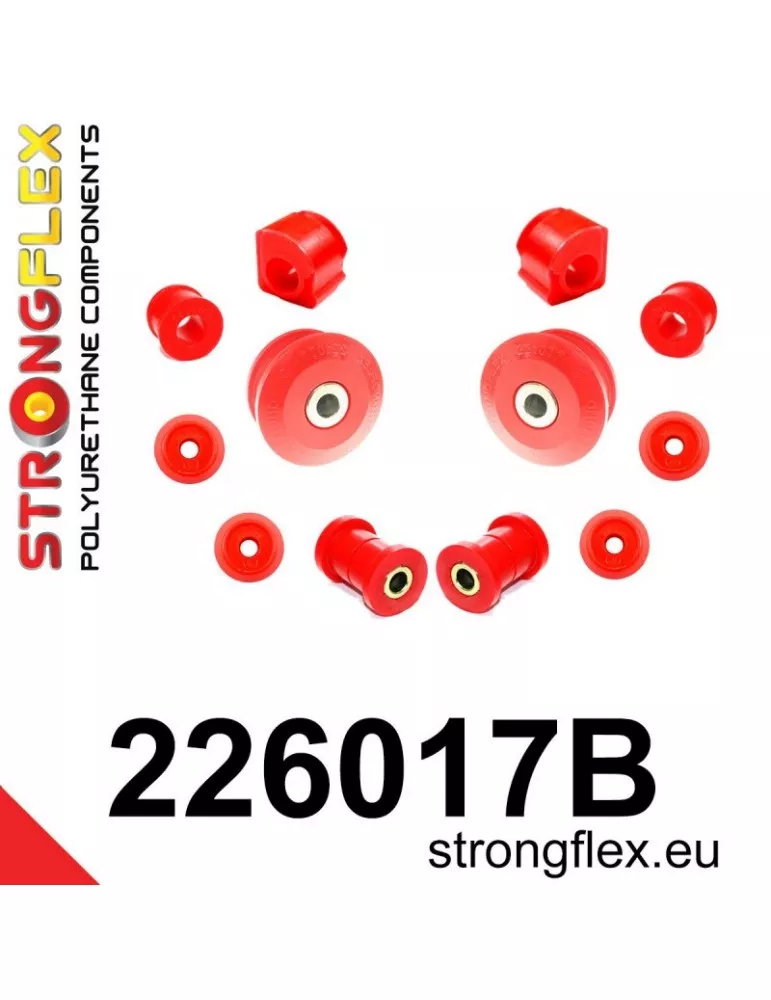  Kit Silent block Polyuréthane Train Avant Volkswagen Golf III 4x4
