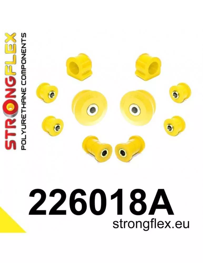  Kit SPORT Silent block Polyuréthane Train Avant Skoda Octavia I 96-04
