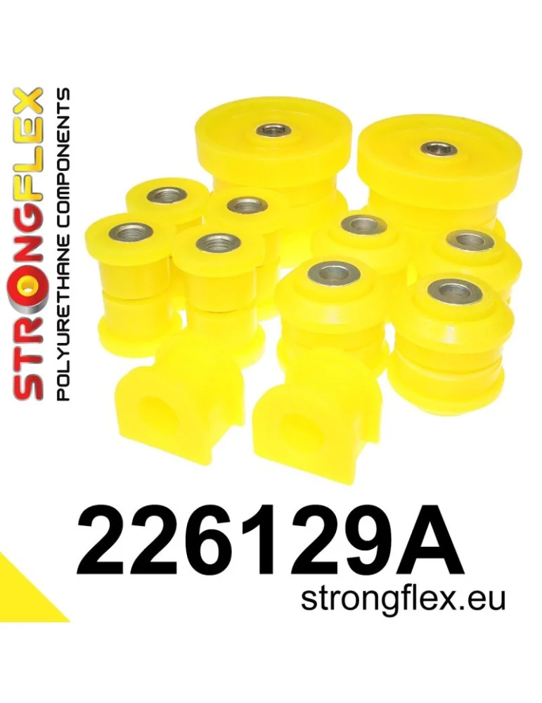  Kit SPORT Silent block Polyuréthane Train Avant et Arrière Volkswagen Golf IV R32