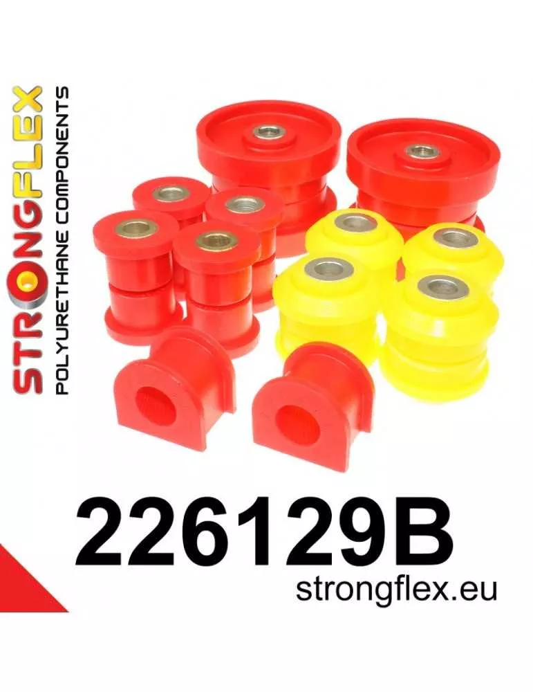  Kit Silent block Polyuréthane Train Avant et Arrière Skoda Octavia I 4x4