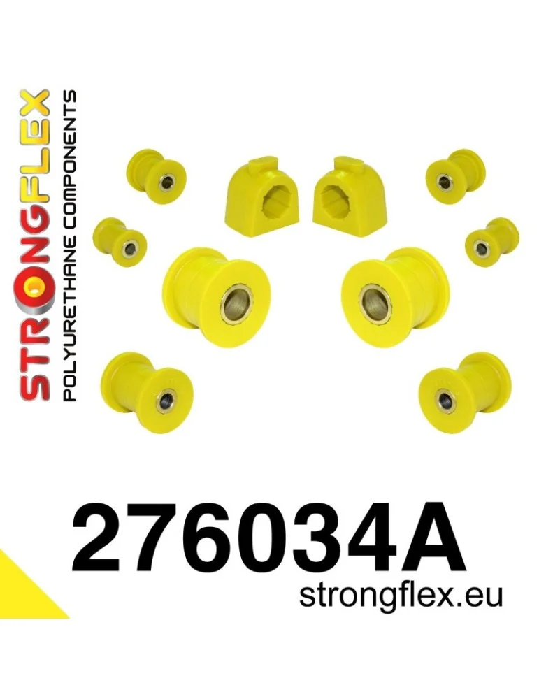  Kit SPORT Silent block Polyuréthane Train Avant Subaru Legacy/Liberty BC BF 89-94
