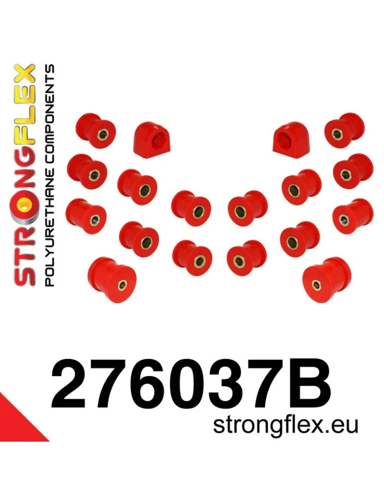  Kit Silent block Polyuréthane Train Avant et Arrière Subaru Impreza GD GG 01-07
