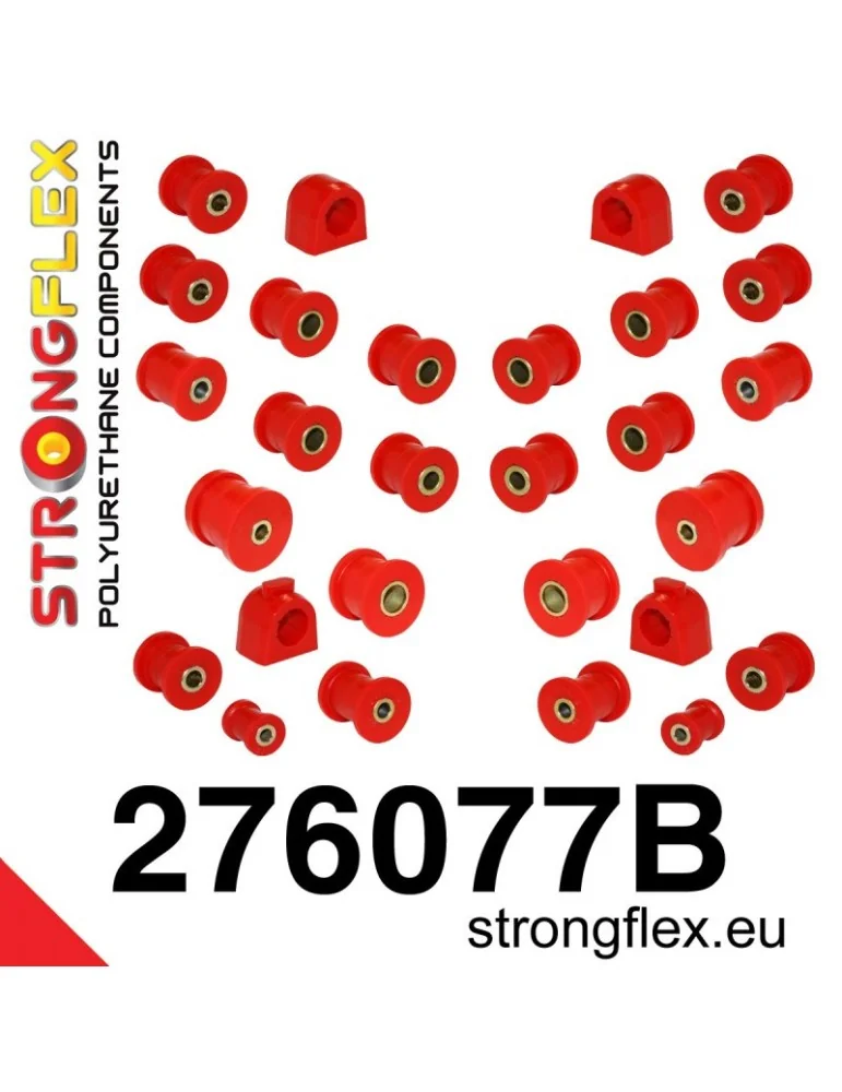  Kit Silent block Polyuréthane Train Avant Subaru Impreza GC GF 92-00
