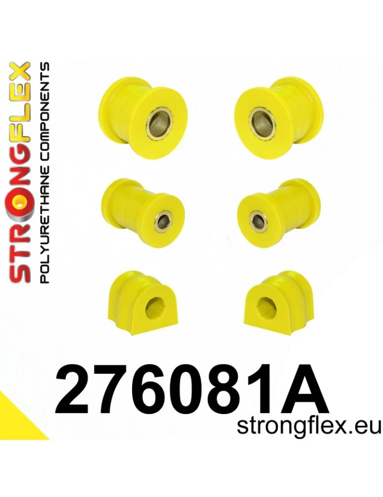  Kit SPORT Silent block Polyuréthane Train Avant Subaru Legacy/Liberty BE BH 98-03
