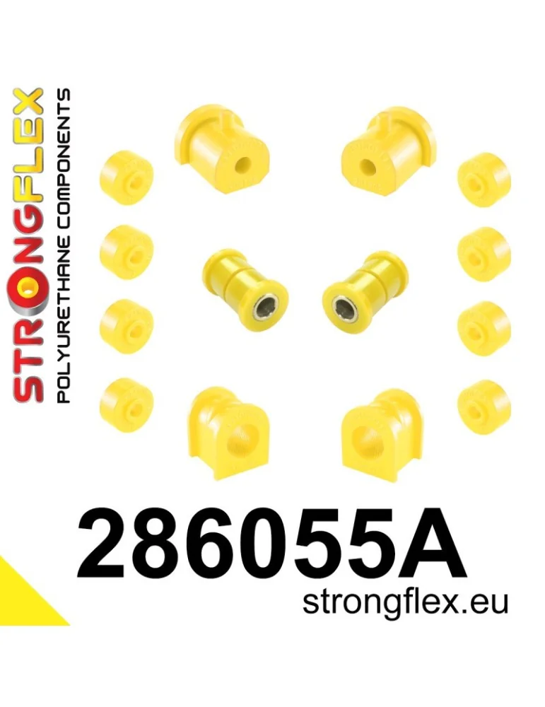  Kit SPORT Silent block Polyuréthane Train Avant Nissan Micra / March II (92-02) K11
