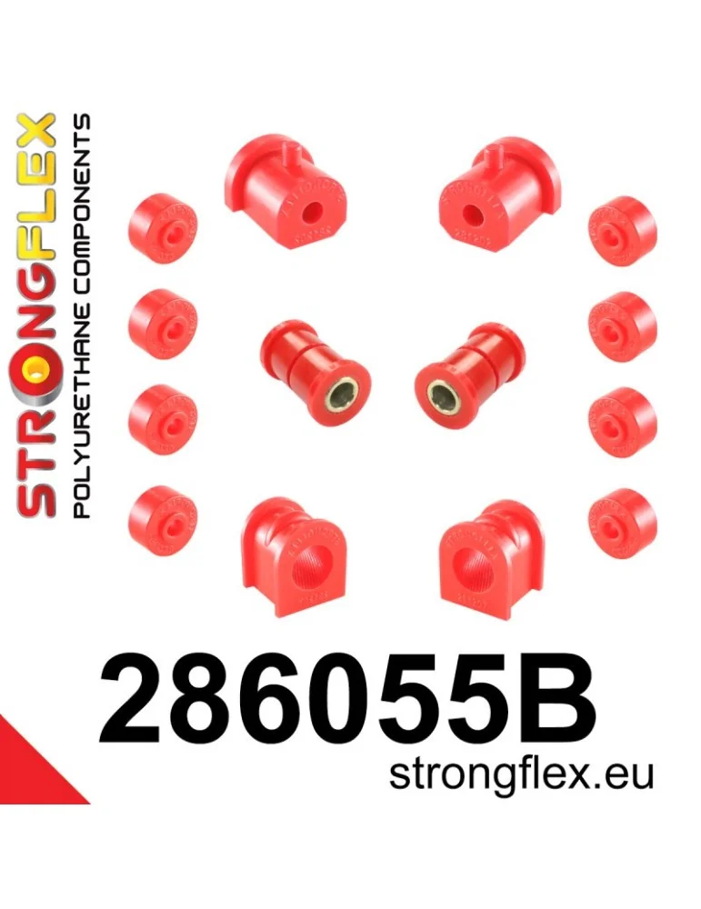  Kit Silent block Polyuréthane Train Avant Nissan Micra / March II (92-02) K11
