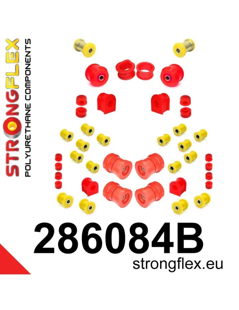  Kit Silent block Polyuréthane Train Avant Nissan 200SX S13 88-93
