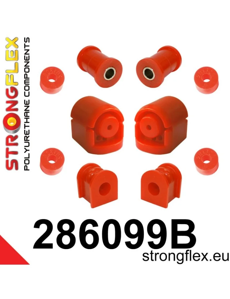  Ensemble de Train Avant polyurethane Nissan Almera N15 95-00
