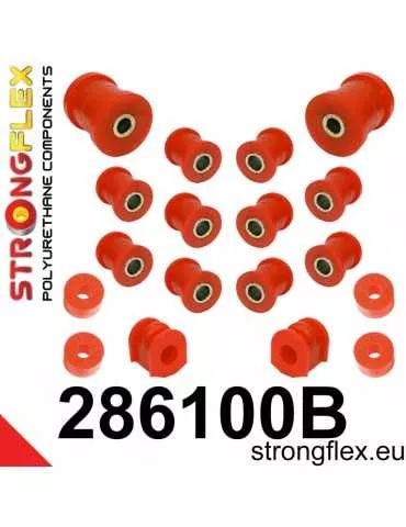  Kit Silent block Polyuréthane Train Avant et Arrière Nissan Sunny N14 90-95
