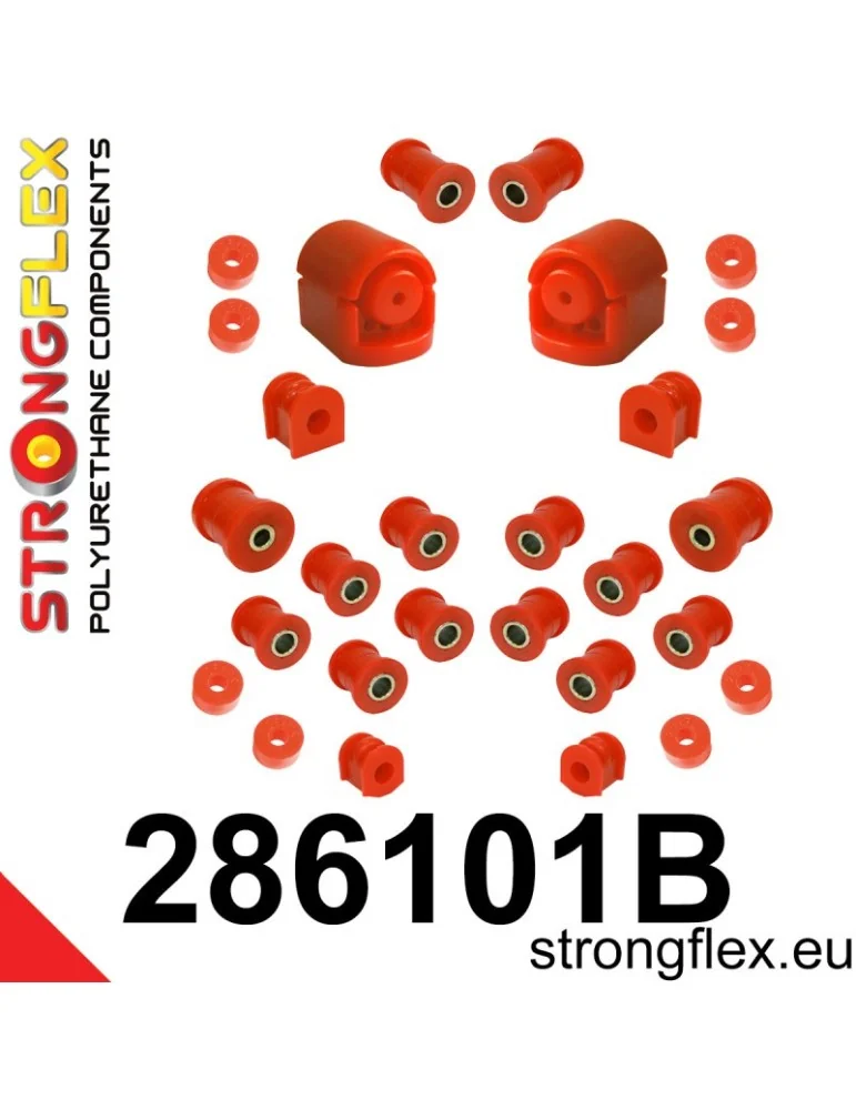  Kit Silent block Polyuréthane Train Avant Nissan 100NX B13 90-94
