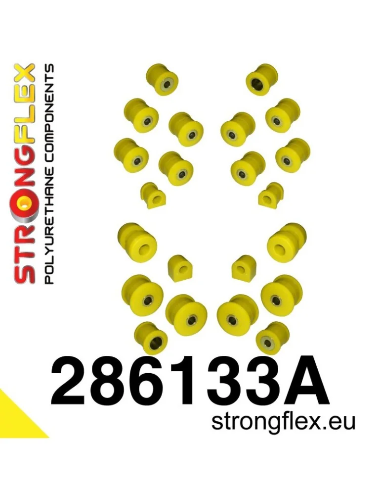  Silent block Polyuréthane kit SPORT Train de Suspension  Nissan Patrol / Safari Y60 (87-97)
