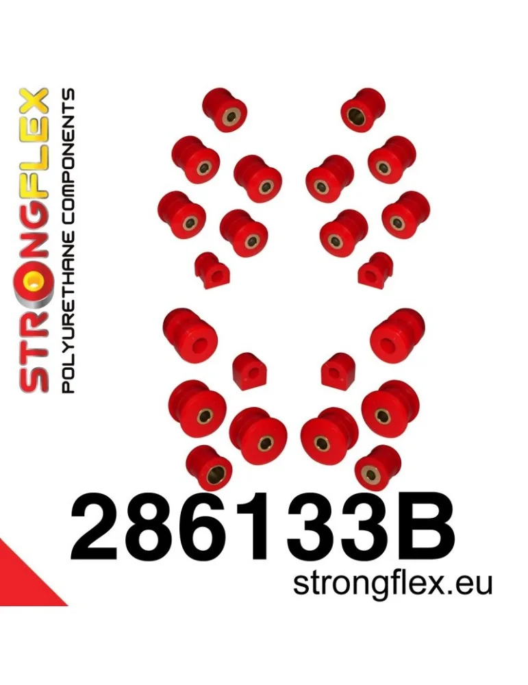  Kit Silent block Polyuréthane Train Avant Nissan Patrol / Safari Y60 (87-97)
