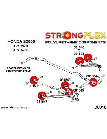  Silent block Polyuréthane SPORT Barre stabilisatrice  S2000 AP1 99-04
