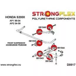  Kit SPORT Silent block Polyuréthane Train Avant AP1 AP2 S2000 AP2 04-09
